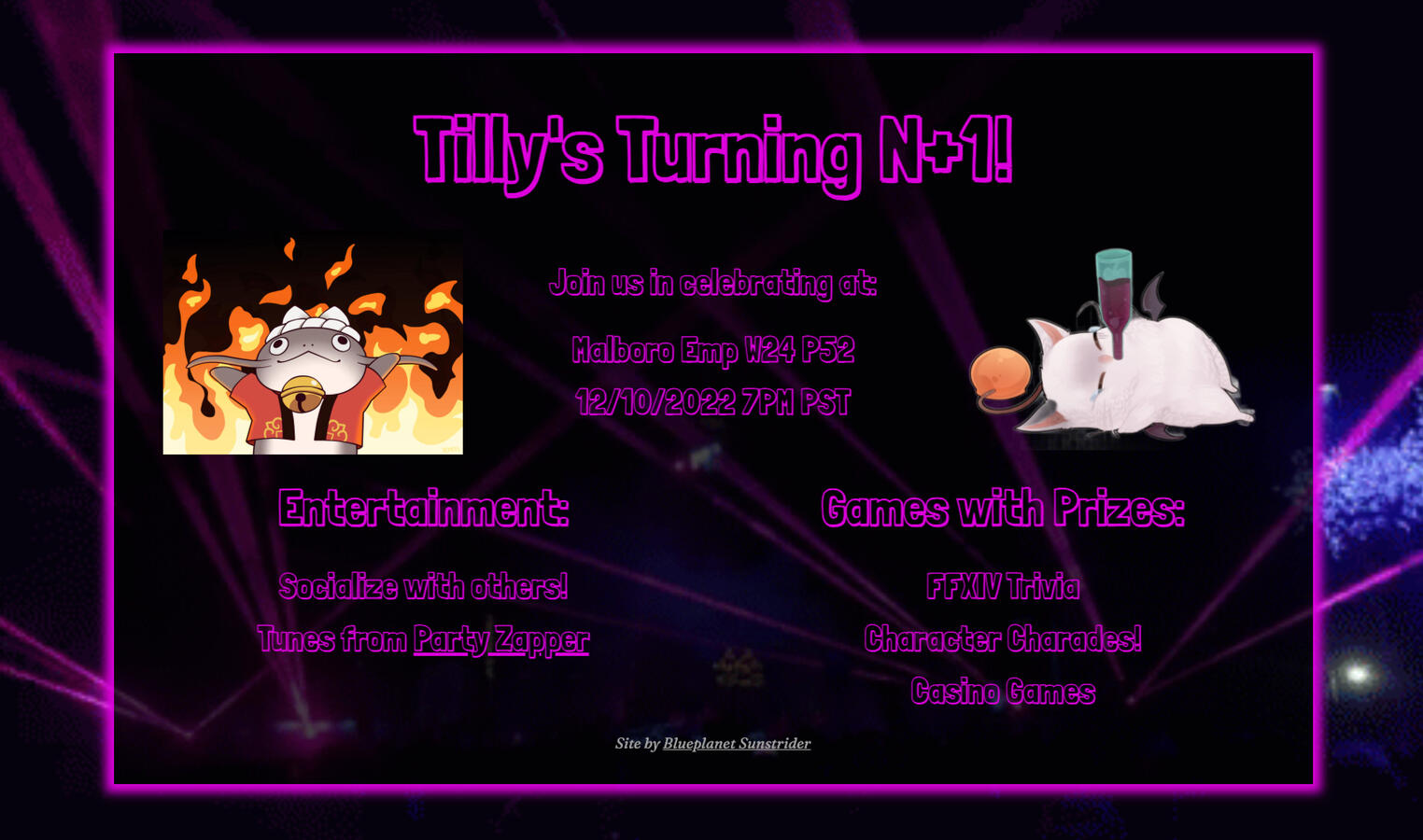 Tilly's Birthday Invitation